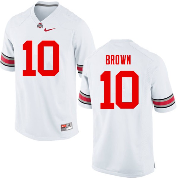 Ohio State Buckeyes #10 Corey Brown Men Stitched Jersey White